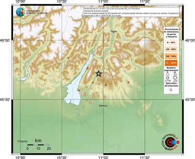 Mappa comuni con almeno 3 questionari