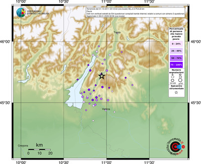 Mappa comuni con almeno 3 questionari