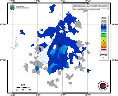 Mappa EMS - territori comuni