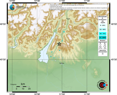 Mappa comuni con almeno 3 questionari