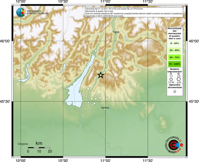Mappa comuni con almeno 3 questionari