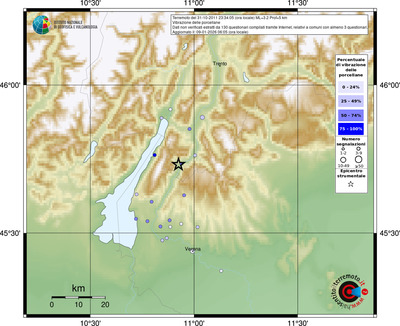 Mappa comuni con almeno 3 questionari