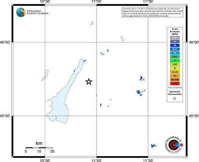 Mappa EMS - territori località