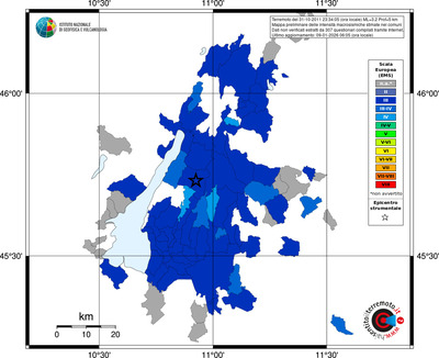 Mappa EMS - territori comuni