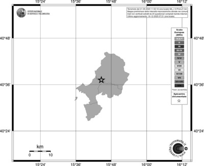 Mappa EMS - territori comuni