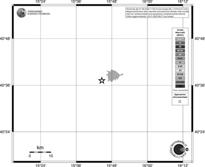 Mappa MCS - territori delle località