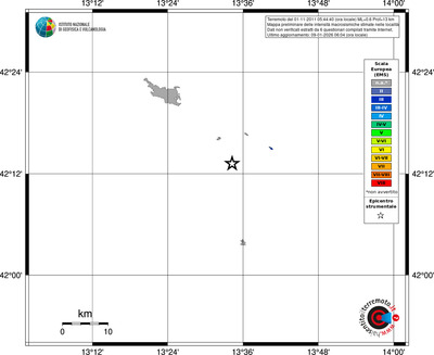 Mappa EMS - territori località