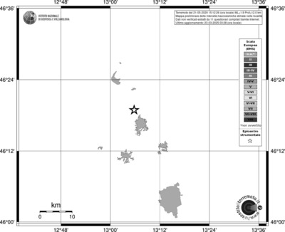 Mappa EMS - territori delle località