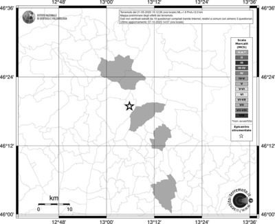 Mappa MCS riferita ai limiti comunali