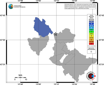 Mappa MCS - territori comuni