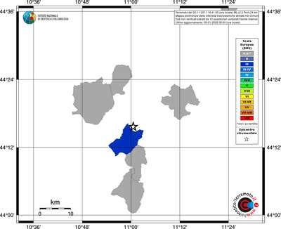 Mappa EMS - territori comuni