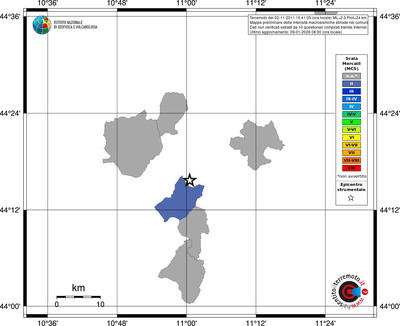 Mappa MCS - territori comuni