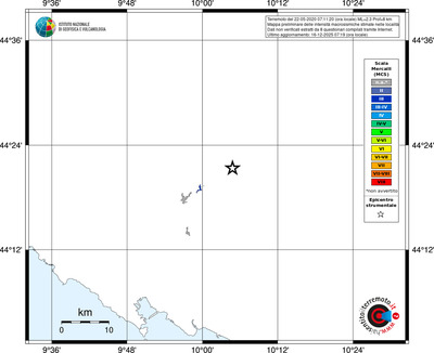 Mappa MCS - territori località