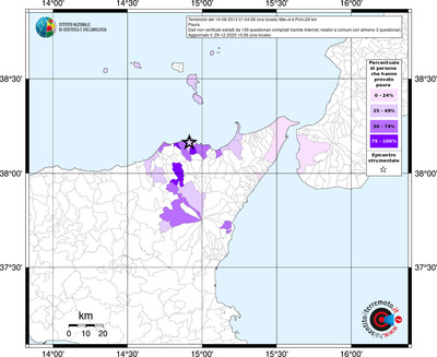 Mappa territorio comunale con almeno 3 questionari