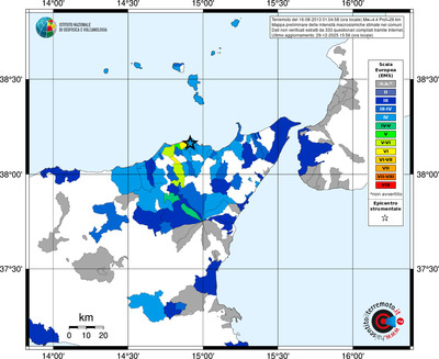 Mappa EMS - territori comuni
