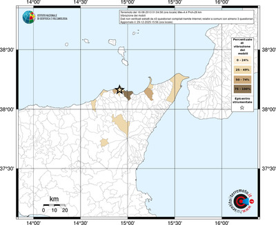 Mappa territorio comunale con almeno 3 questionari