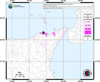 Mappa territorio comunale con almeno 3 questionari