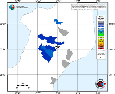 Mappa EMS - territori comuni