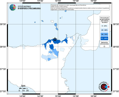 Mappa territorio comunale con almeno 3 questionari