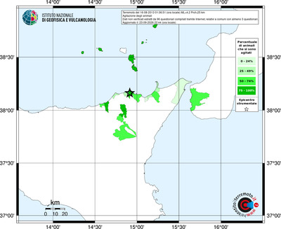 Mappa territorio comunale con almeno 3 questionari