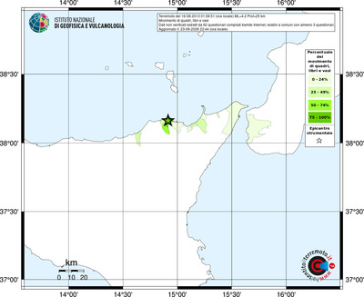 Mappa territorio comunale con almeno 3 questionari