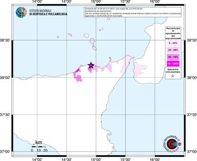 Mappa territorio comunale con almeno 3 questionari