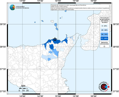 Mappa territorio comunale con almeno 3 questionari