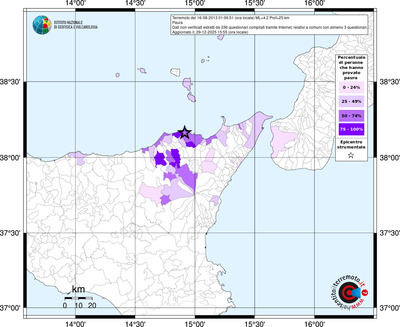 Mappa territorio comunale con almeno 3 questionari
