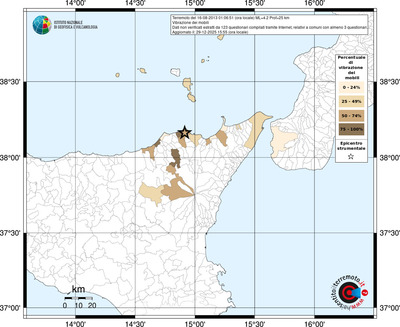 Mappa territorio comunale con almeno 3 questionari