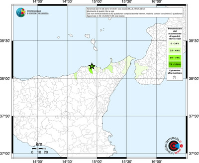 Mappa territorio comunale con almeno 3 questionari