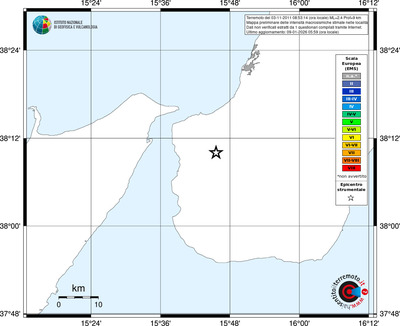 Mappa EMS - territori località