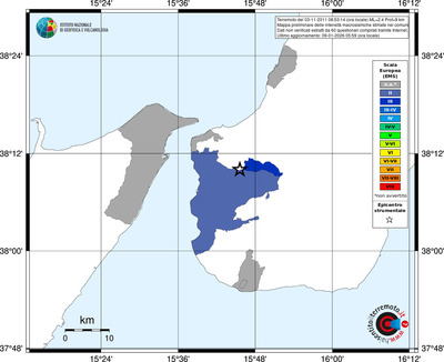 Mappa EMS - territori comuni
