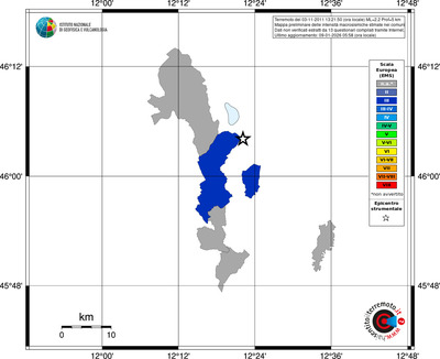 Mappa EMS - territori comuni