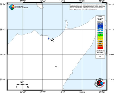 Mappa EMS - territori località