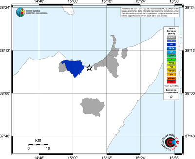 Mappa EMS - territori comuni
