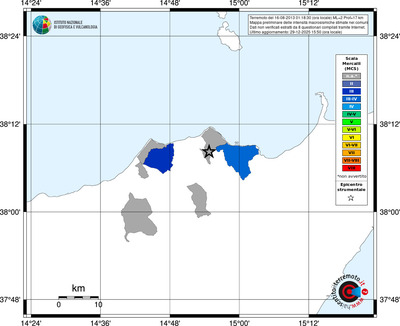 Mappa MCS - territori comuni