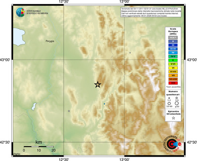 Mappa EMS - località