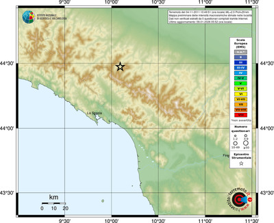 Mappa EMS - località