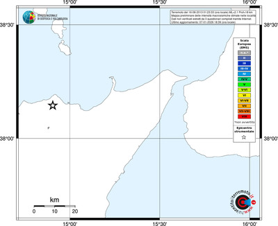 Mappa EMS - territori località