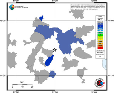 Mappa MCS - territori comuni