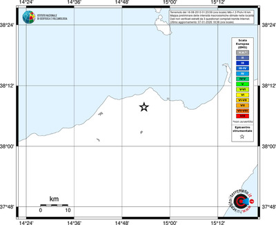Mappa EMS - territori località