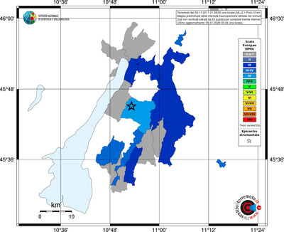 Mappa EMS - territori comuni