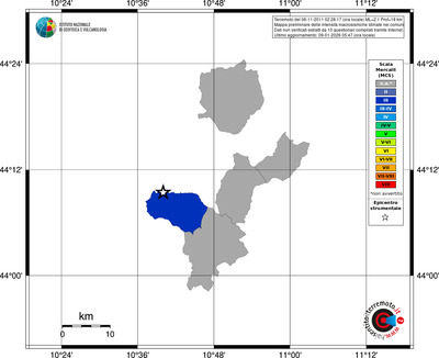 Mappa MCS - territori comuni