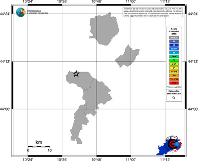 Mappa EMS - territori comuni