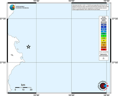 Mappa EMS - territori località