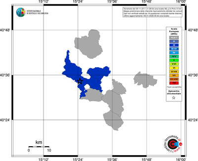 Mappa EMS - territori comuni