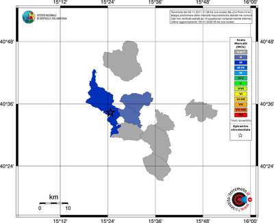 Mappa MCS - territori comuni