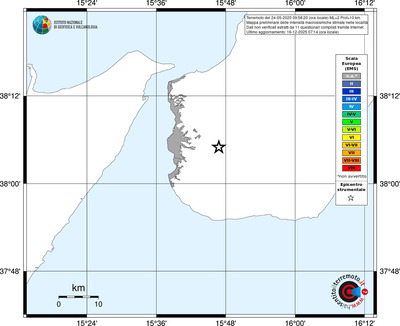 Mappa EMS - territori località