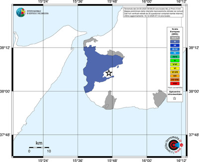 Mappa EMS - territori comuni