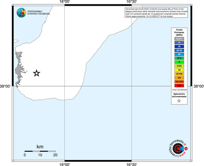 Mappa EMS - territori località